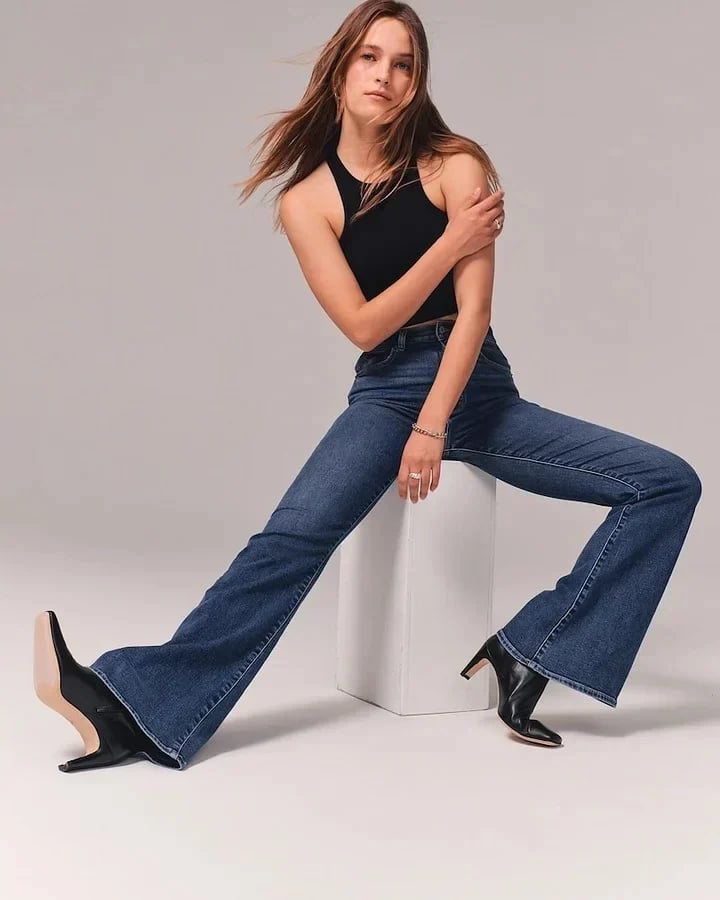 ⭐Women's  Summer⭐ Ultra High Rise Stretch Flare Jean