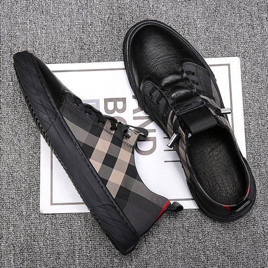 2023 New Men's Fashion Casual Leather Shoes