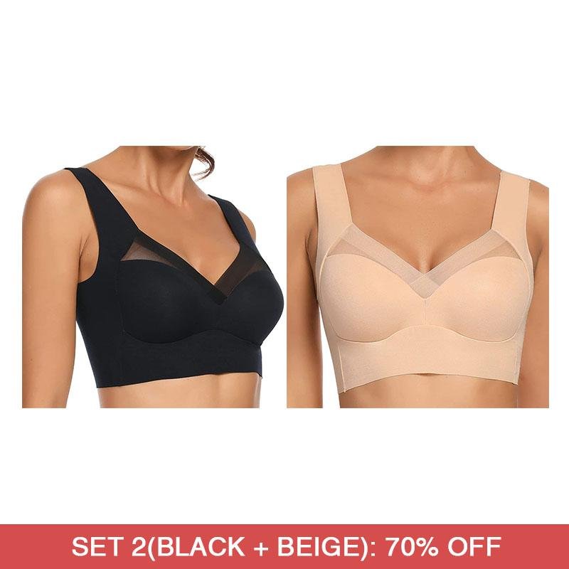 Sexy push-up wireless bra