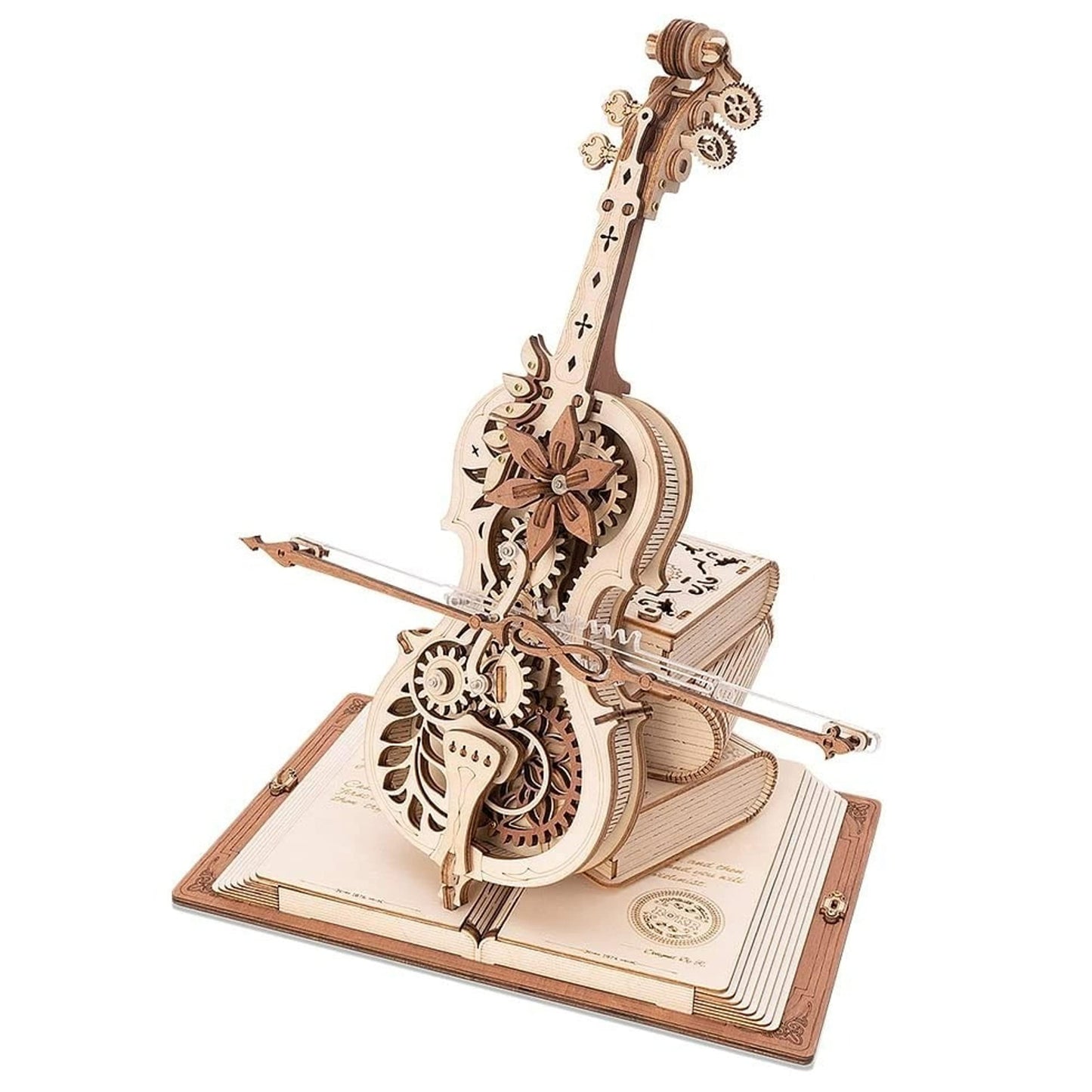 DIY Wooden Cello, Self Playing Musical Instrument, Magic Music Box, Cool Gift Ideas