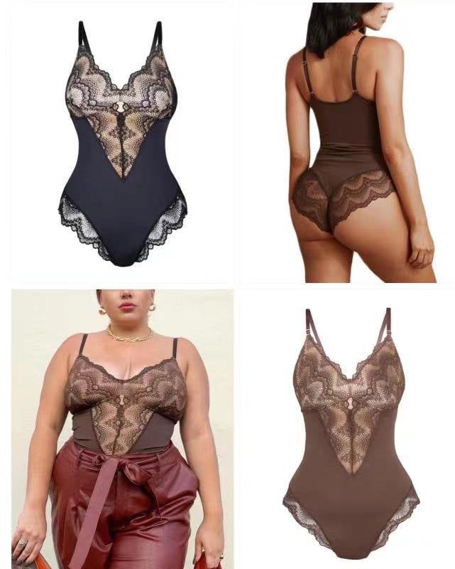 🔥Hot sale 51% off🔥Sexy Lace Tummy Control Bodysuit