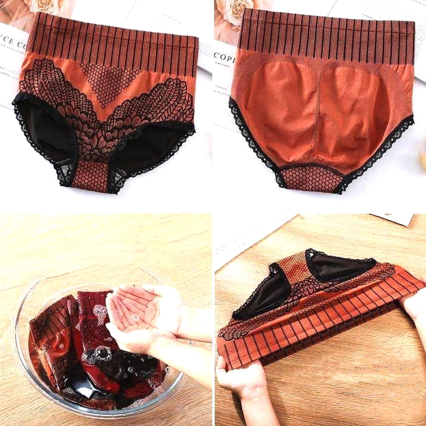 💥 buy 1 get 2 free 💥(3PCS)Graphene Fiber Restoration High Waist Briefs