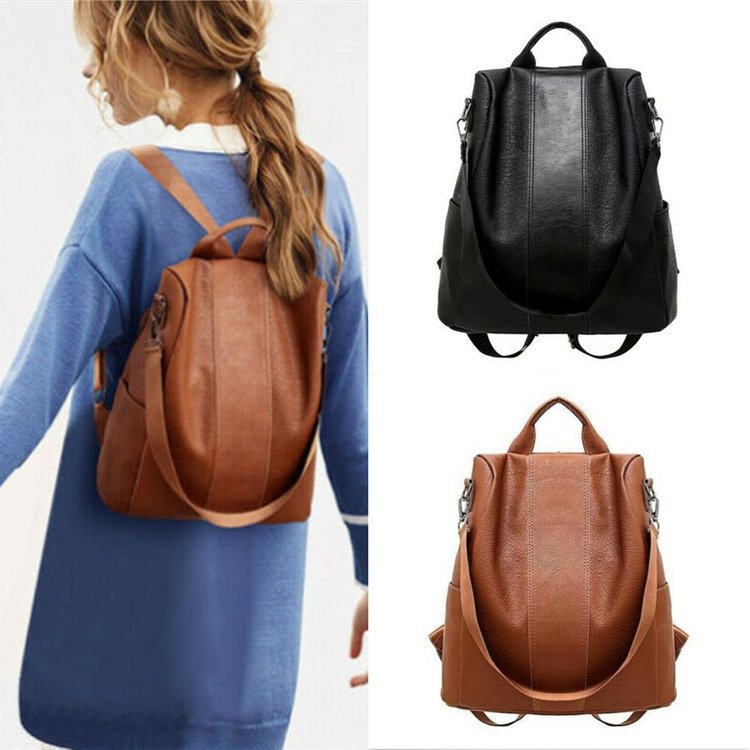 🔥Annual Hot Sale -50% OFF - Limited Leather Ladies Anti-theft Backpack