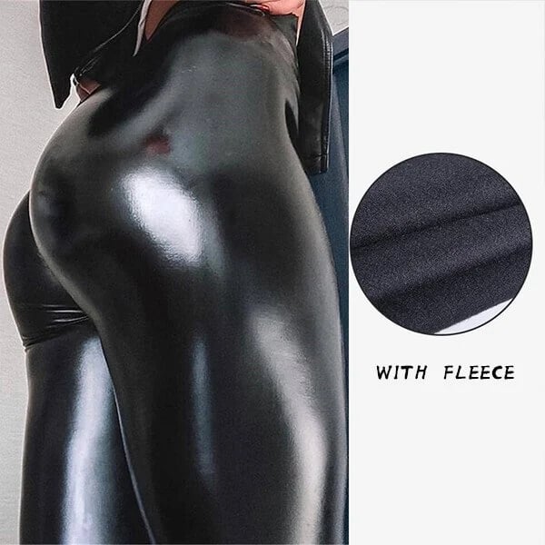 🎁Early Christmas Sale🎁 S-shaped PU Leather Leggings